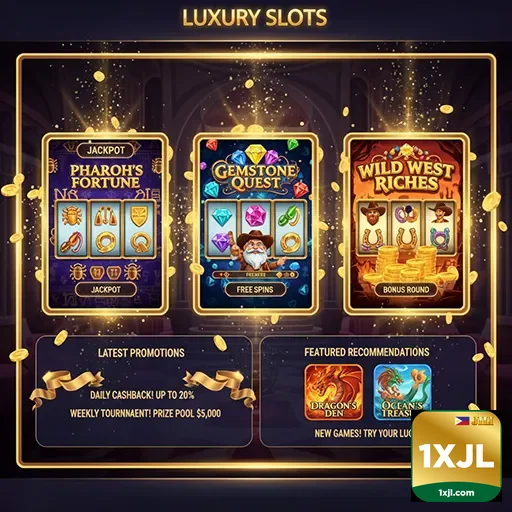 1xjl luxury slots promotions